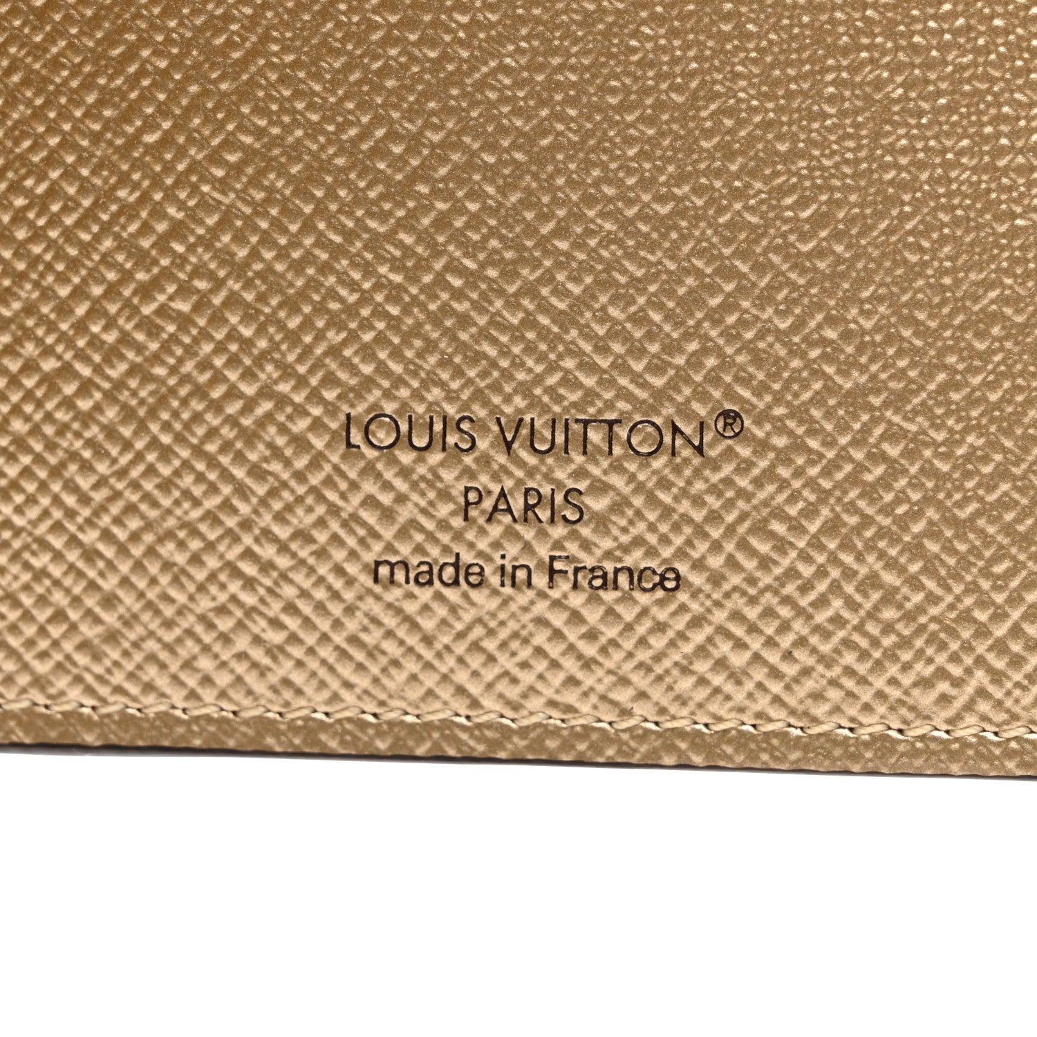 Louis Vuitton Monogram 2025 Christmas Animation Passport Cover Iced Gold 6 of 7