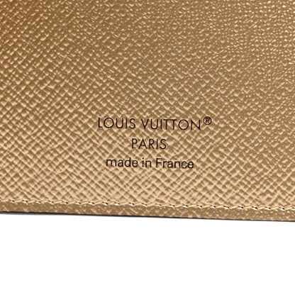 Louis Vuitton Monogram 2025 Christmas Animation Passport Cover Iced Gold 6 of 7