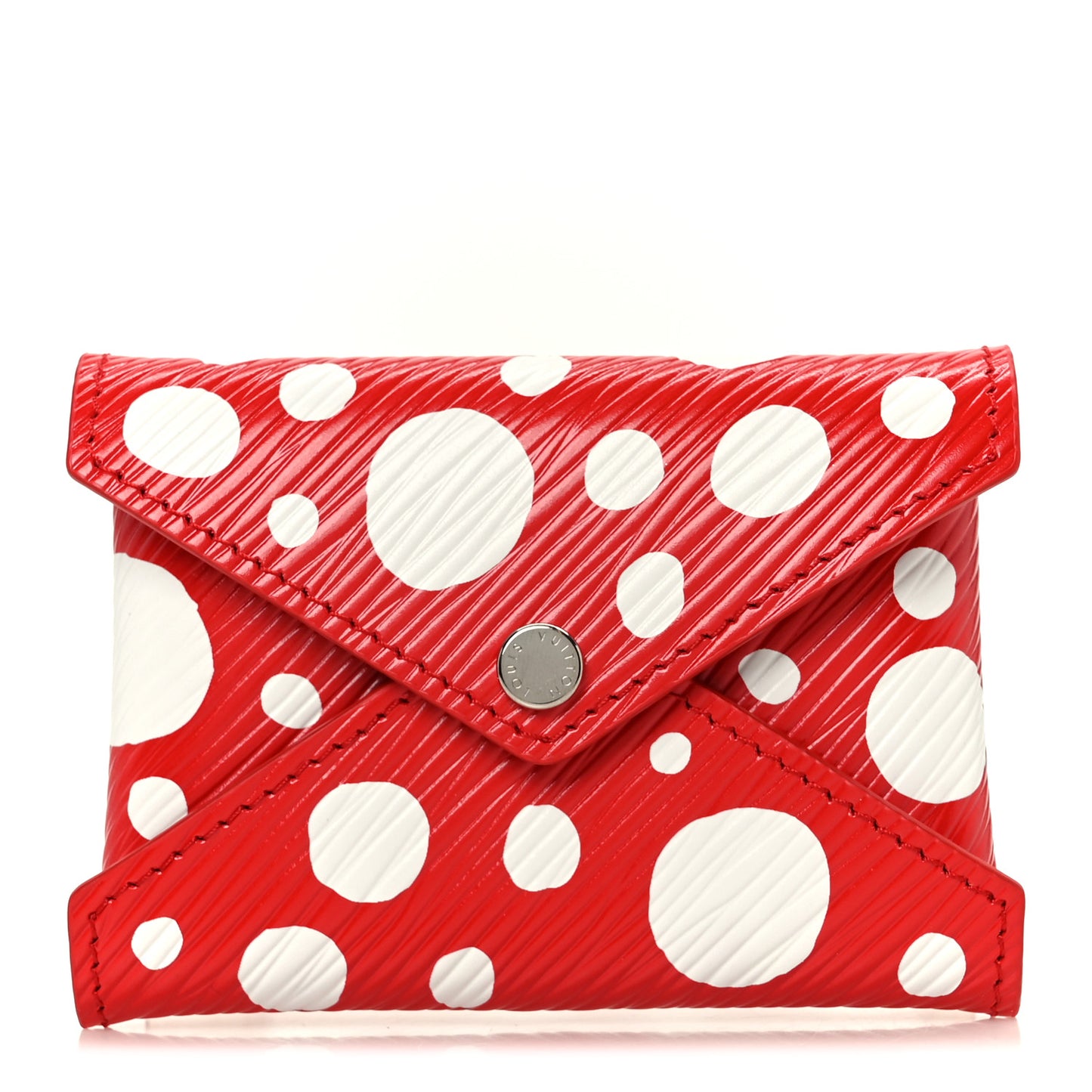 LV X YK Epi Small Kirigami Pochette Red White