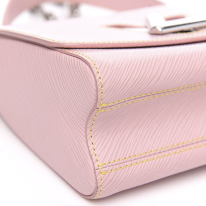 Louis Vuitton Epi Twist Shoulder Bag MM Rose Ballerine 7 of 9
