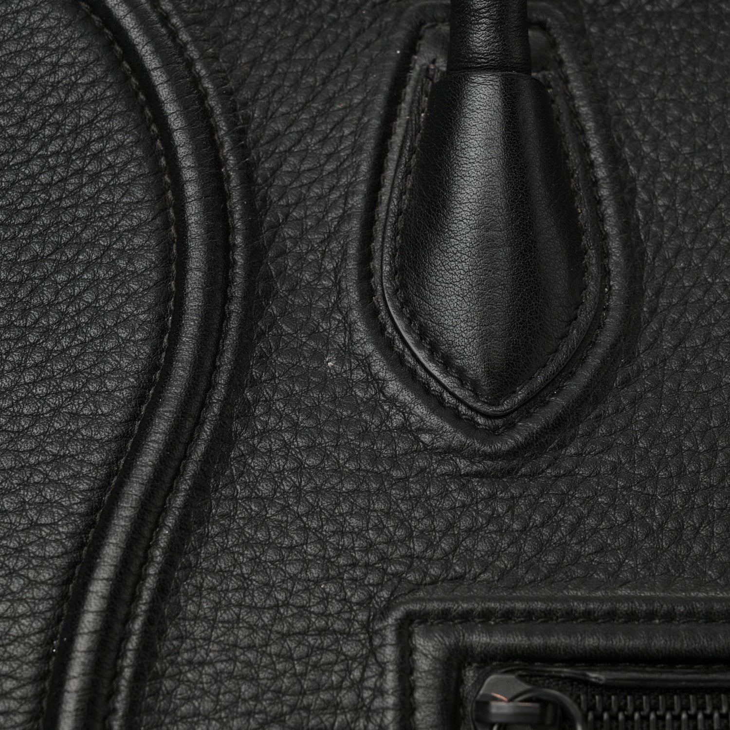 Celine Grained Calfskin Medium Phantom Luggage Black 13 of 13