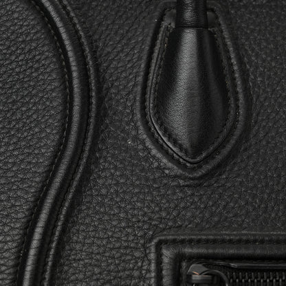 Celine Grained Calfskin Medium Phantom Luggage Black 13 of 13