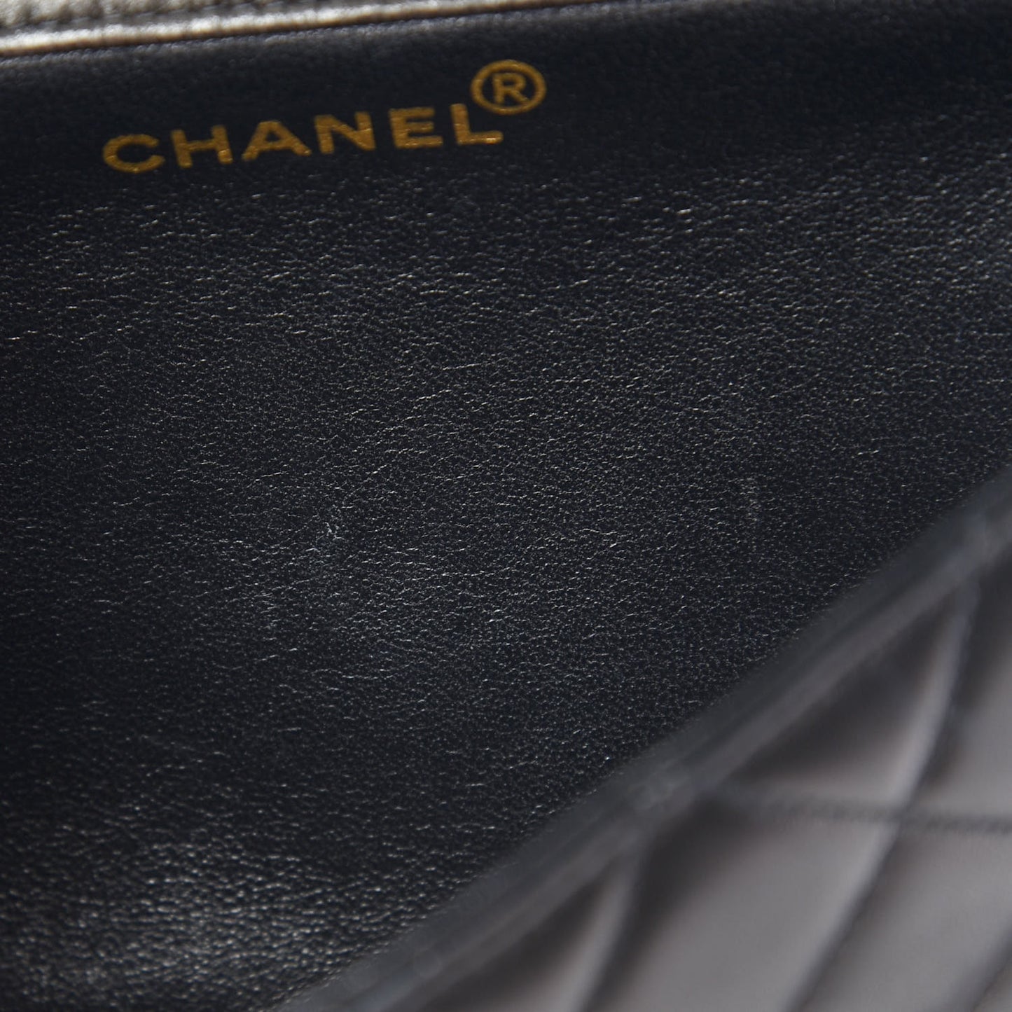 Lambskin Quilted Small Double Sided Flap Black
