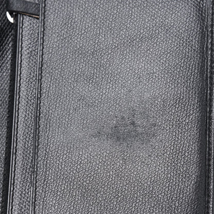Chanel Grained Calfskin CC Button Yen Wallet Black 4 of 4