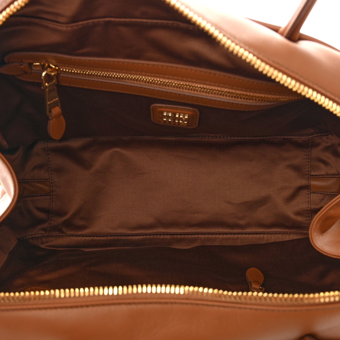 Soft Calf Softy Beau Top Handle Bag Cognac