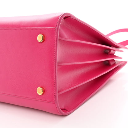 Saint Laurent Calfskin Small Sac De Jour Lipstick Fuchsia 10 of 11