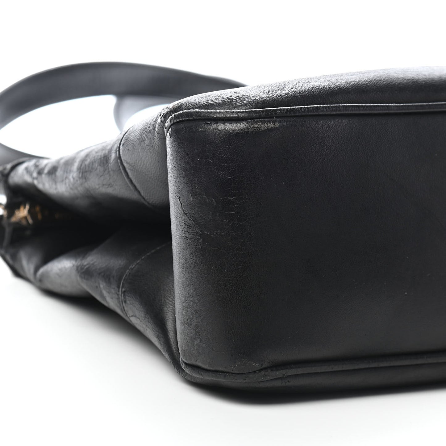 Lambskin CC Shoulder Bag Black