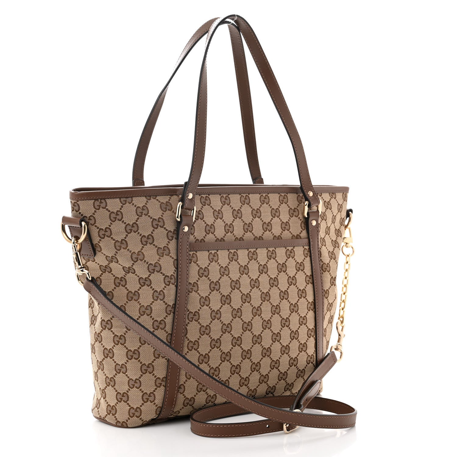 Gucci GG Supreme Monogram Medium Joy Tote Brown 3 of 11