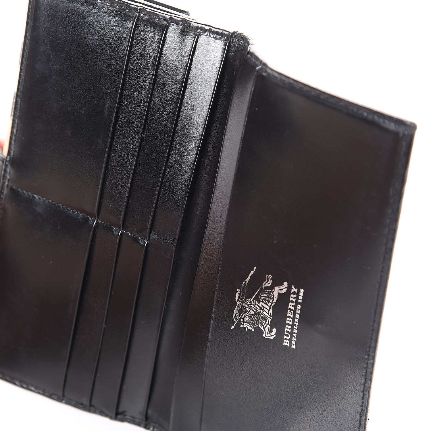 Burberry Nova Check Penrose Continental Wallet Black 7 of 14
