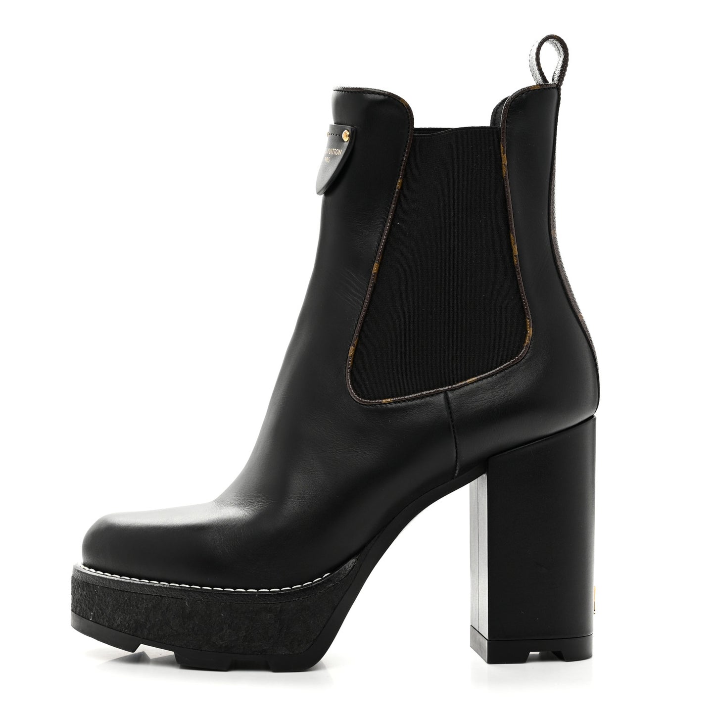LV BEAUBOURG ANKLE BOOT 39 Black