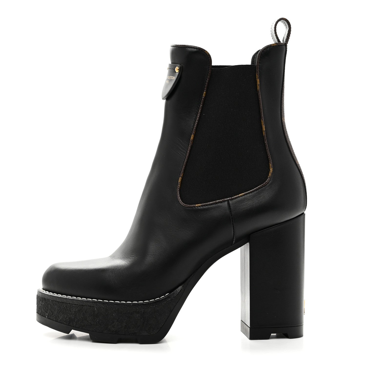 Louis Vuitton LV BEAUBOURG ANKLE BOOT 39 Black 1 of 10