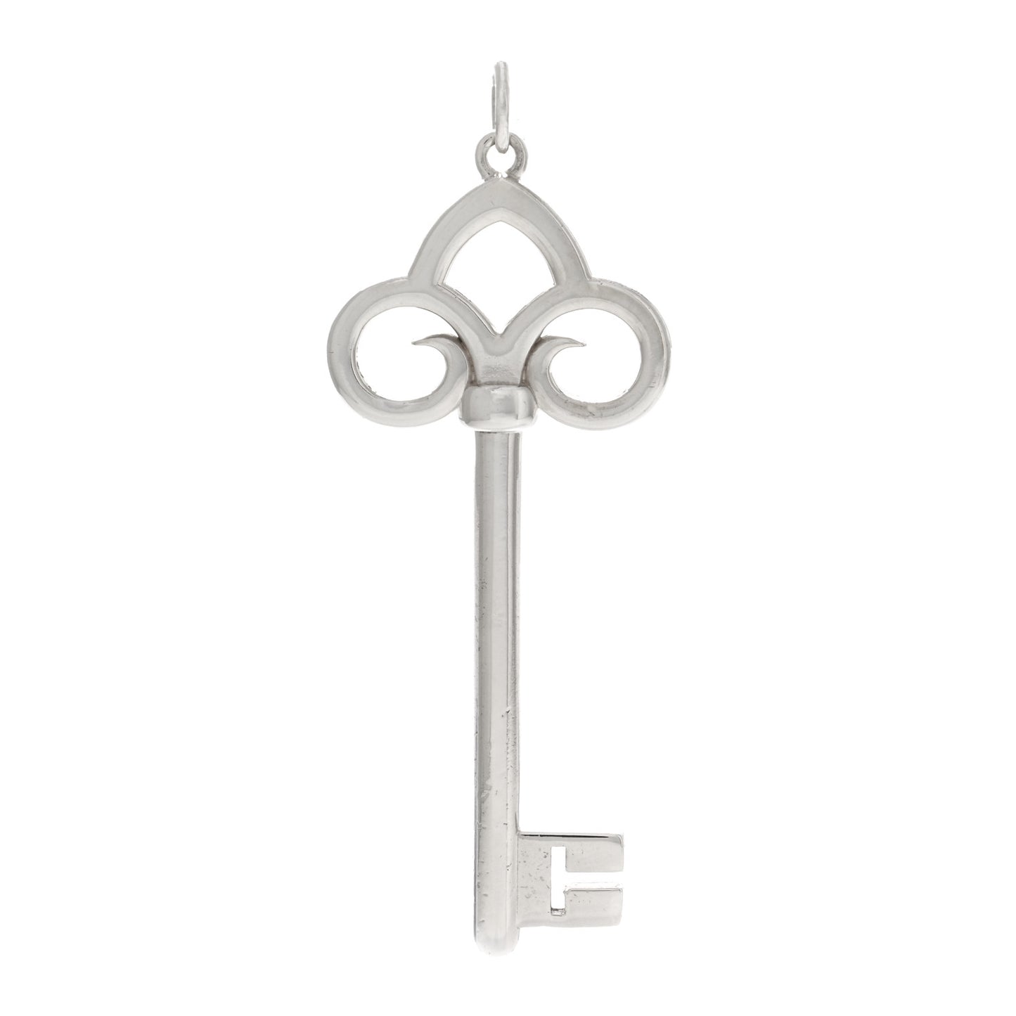 Sterling Silver Fleur De Lis Key Pendant