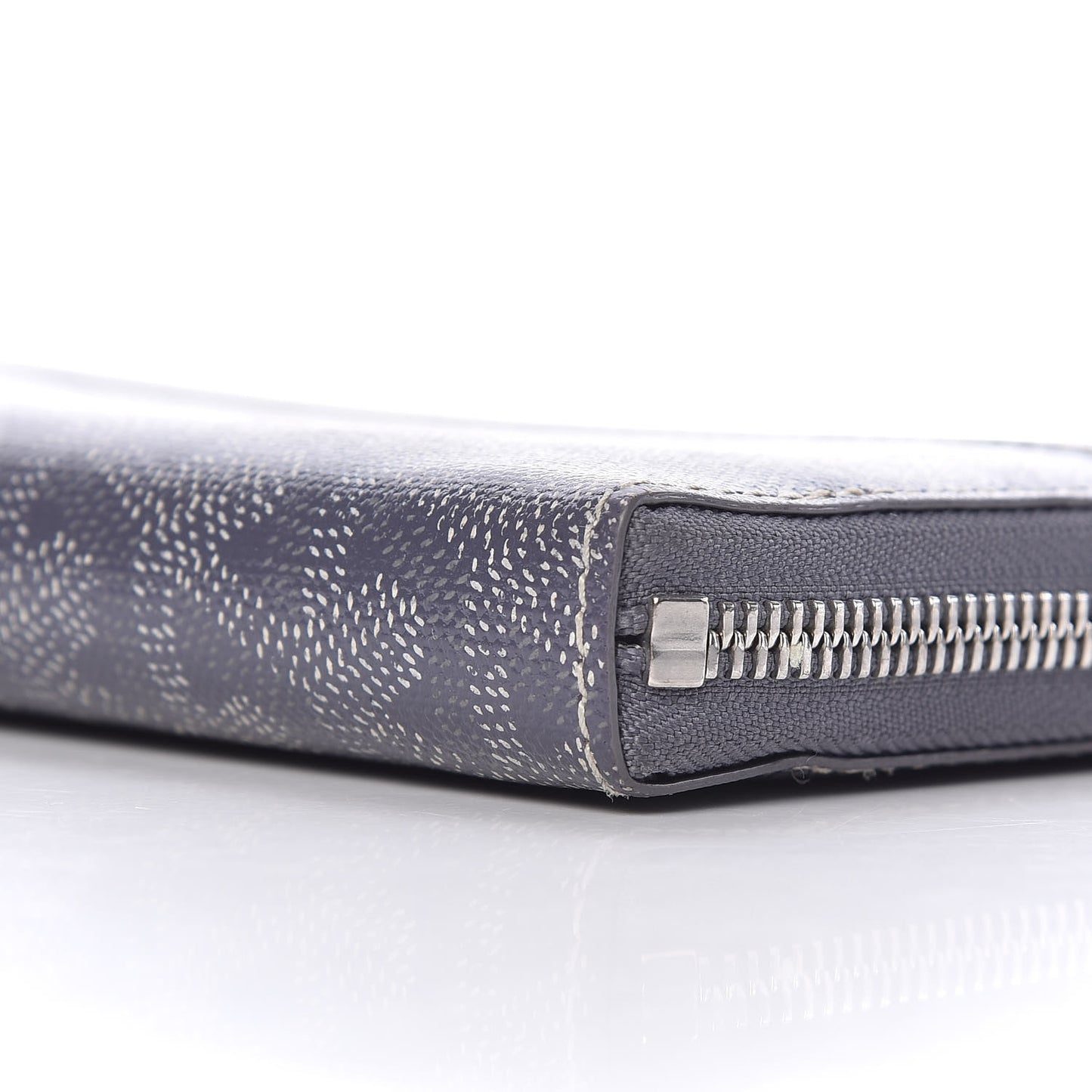 Goyardine Matignon Zip Around GM Wallet Grey