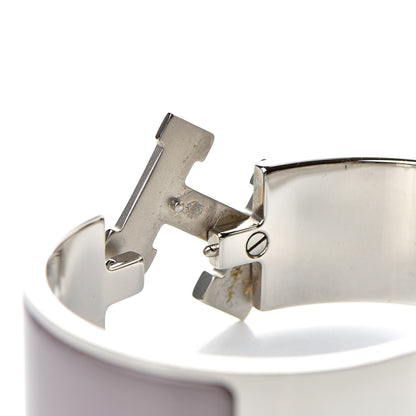 Hermes Enamel Wide Clic Clac H Bracelet GM Marron Glace 5 of 5