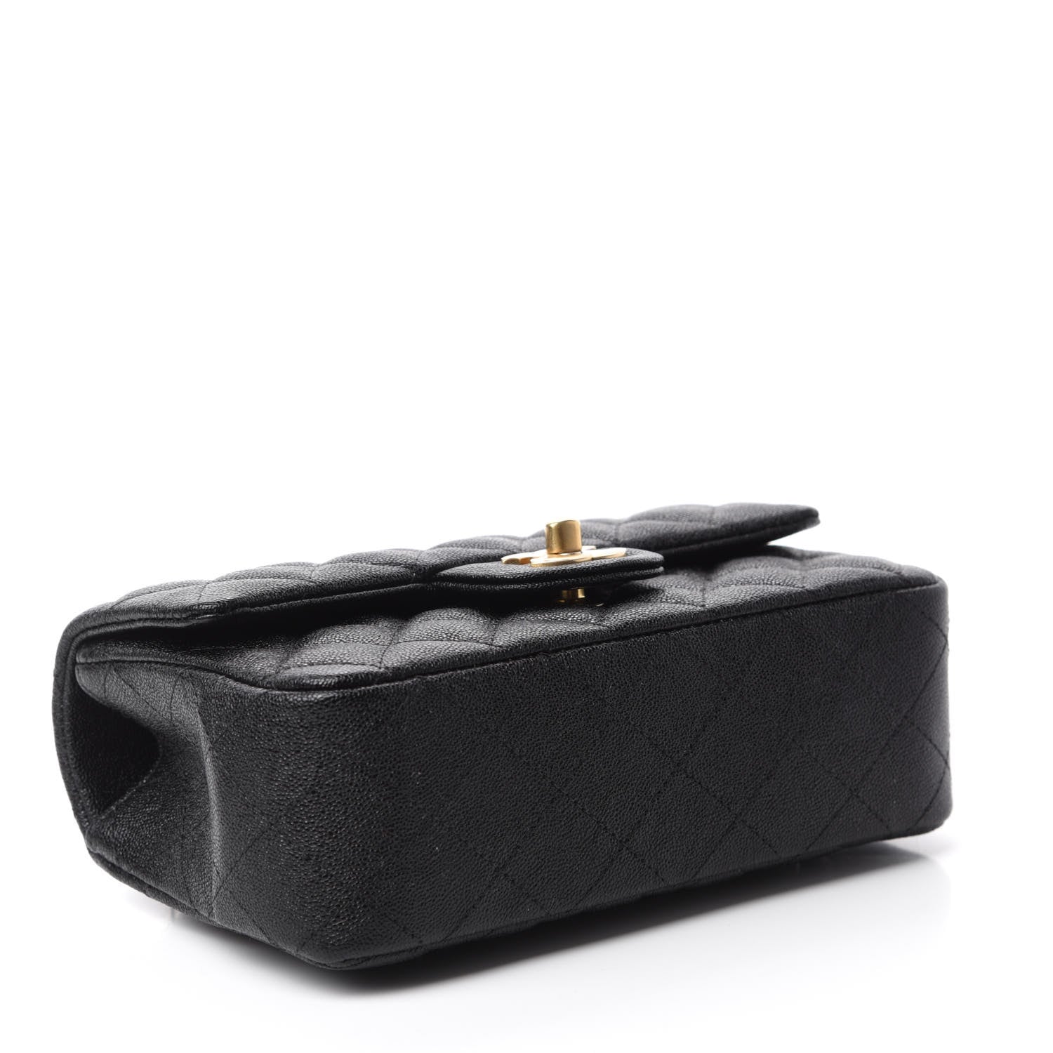Chanel Caviar Quilted Mini Top Handle Rectangular Flap Black 4 of 10
