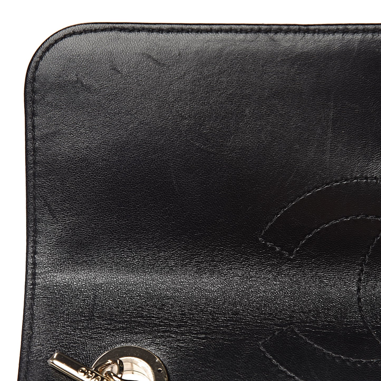 Lambskin Quilted Small Trendy CC Dual Handle Flap Bag Black