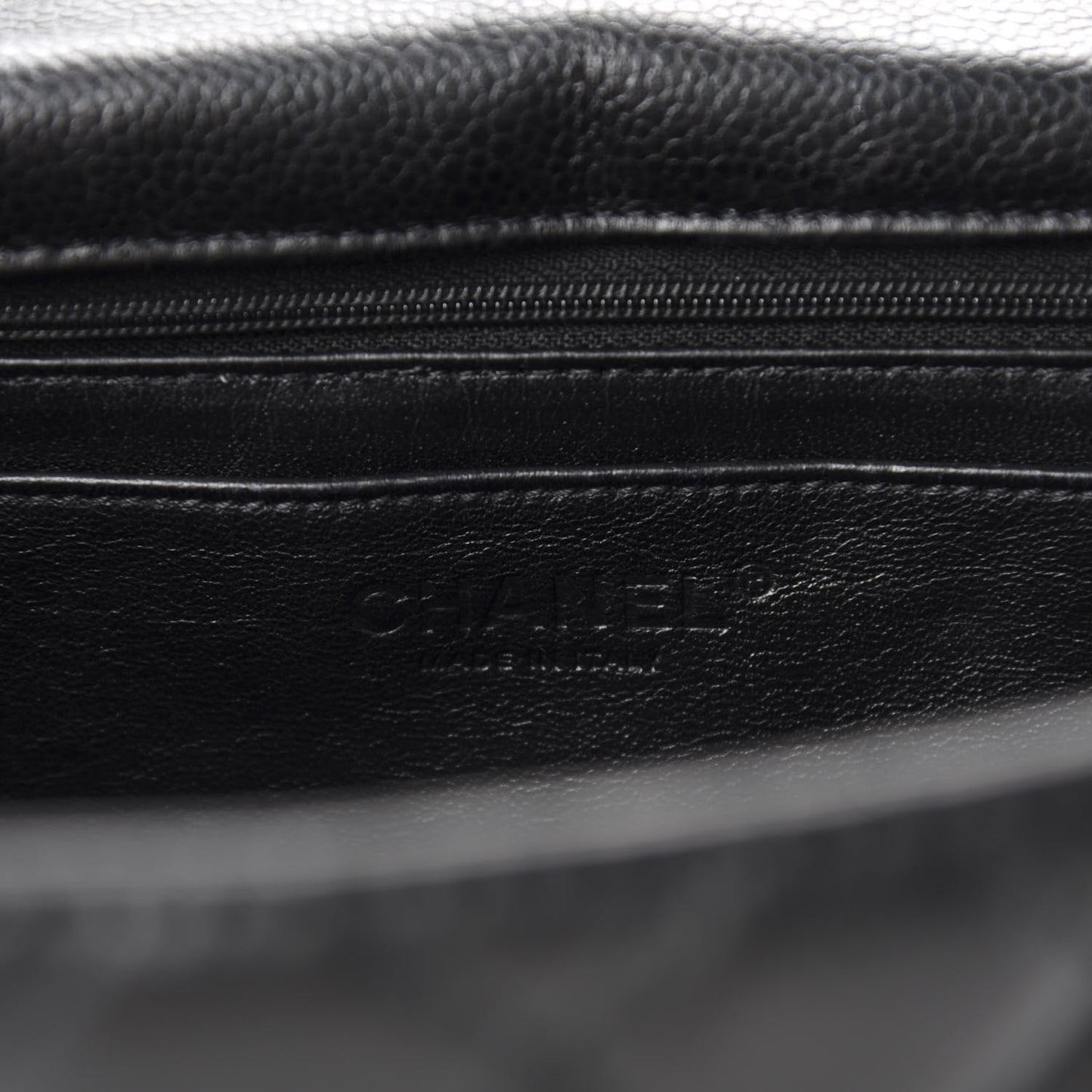 Caviar Quilted Jumbo Single Flap Black