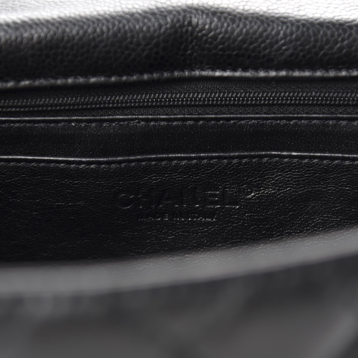 Chanel Caviar Quilted Jumbo Single Flap Black 9 of 11