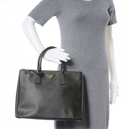 Prada Saffiano Lux Tote Militare 2 of 9