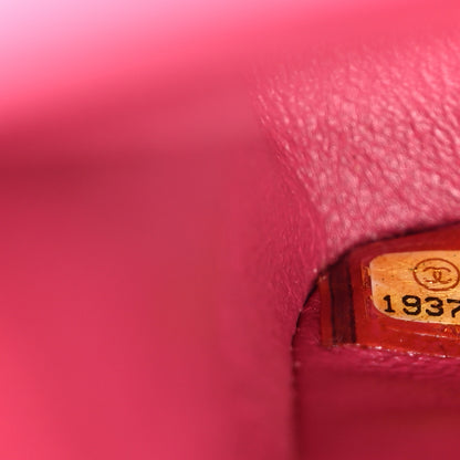 Chanel Patent Quilted Medium Double Flap Pink 7 of 14