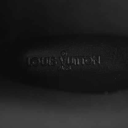 Louis Vuitton Rubber Embossed Monogram Splash Rain Boots 37 Black 7 of 11