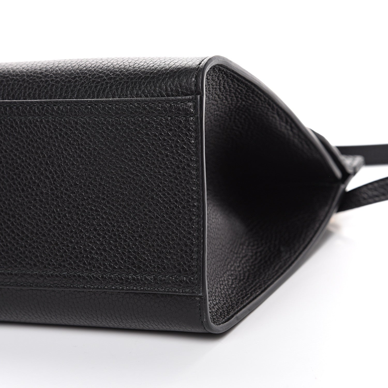 Gucci Calfskin Small GG Marmont Top Handle Bag Black 9 of 10