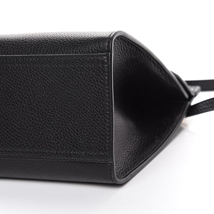 Gucci Calfskin Small GG Marmont Top Handle Bag Black 9 of 10