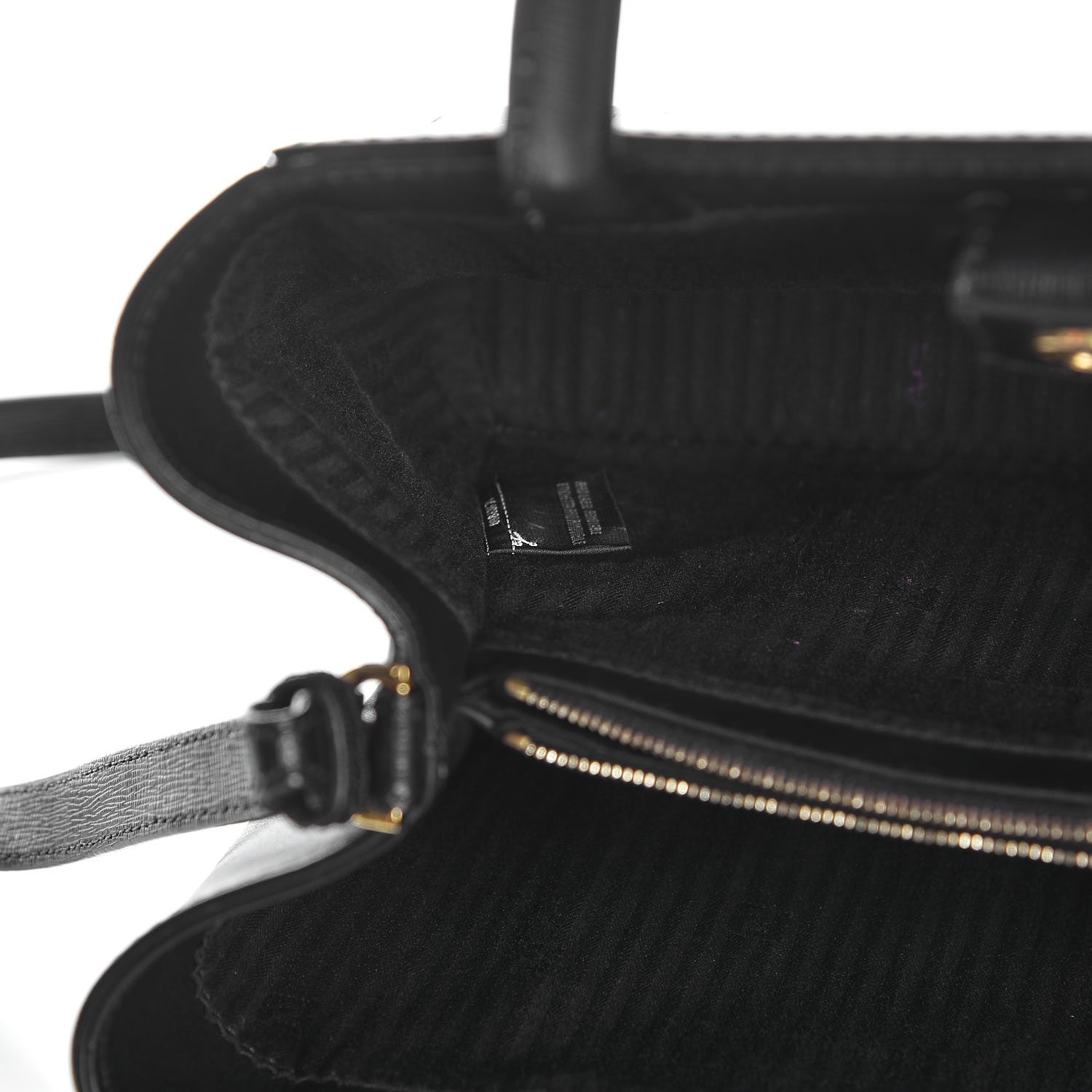 Fendi Vitello Elite Petite 2Jours Tote Black 6 of 8