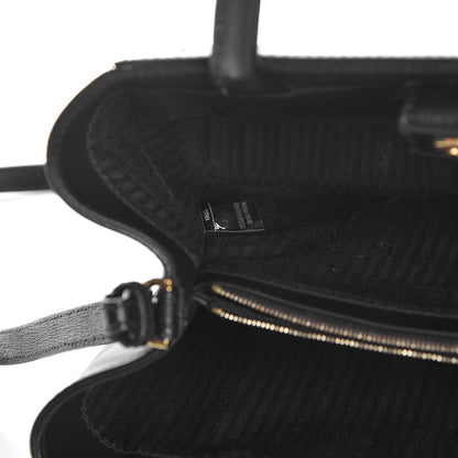 Fendi Vitello Elite Petite 2Jours Tote Black 6 of 8