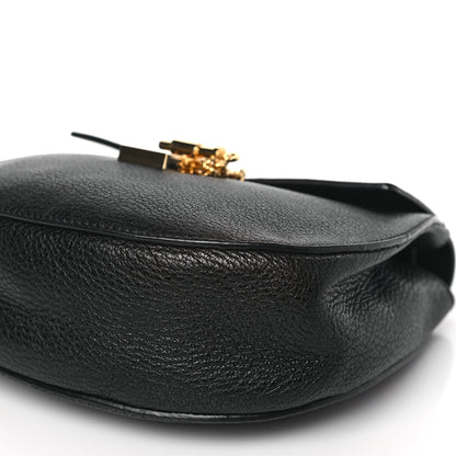 Chloe Grained Lambskin Mini Drew Shoulder Bag Black 9 of 9