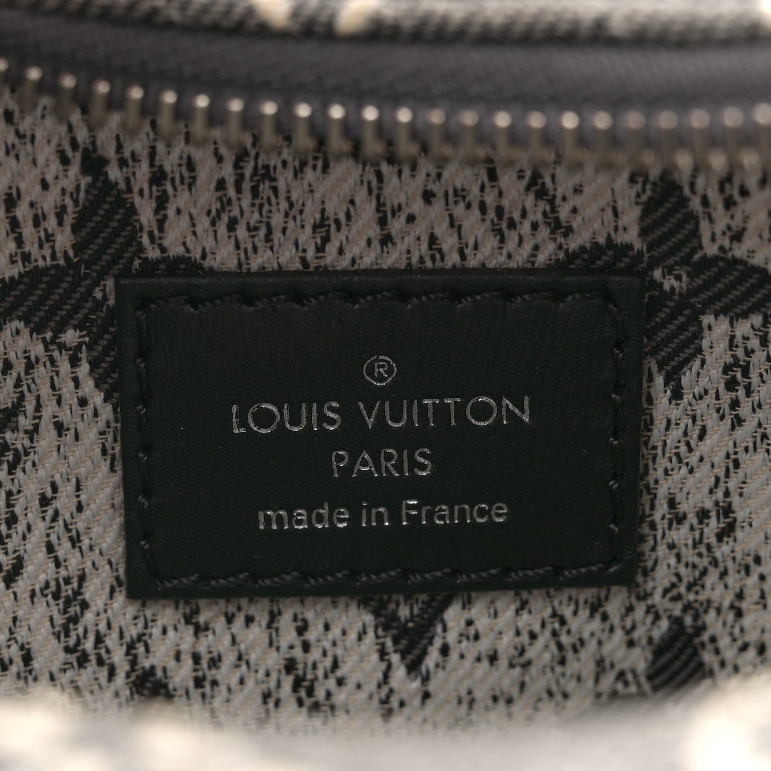 Louis Vuitton Monogram Jacquard Denim Loop Black 1688673