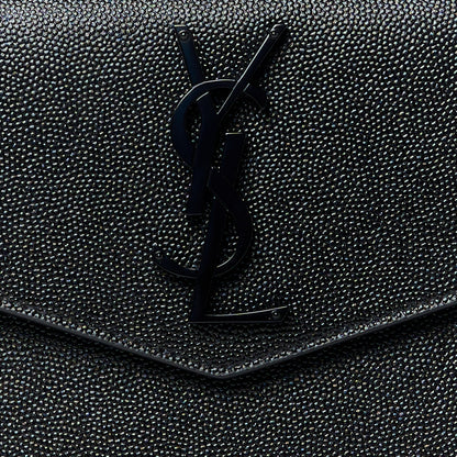 Saint Laurent Grain De Poudre Uptown Pouch Black 8 of 10
