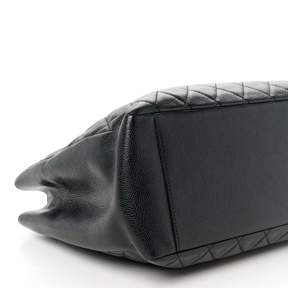 Chanel Caviar Quilted Grand Shopping Tote GST Black 9 of 10