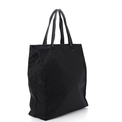Gucci Nylon Monogram Vertical Tote Black 3 of 12
