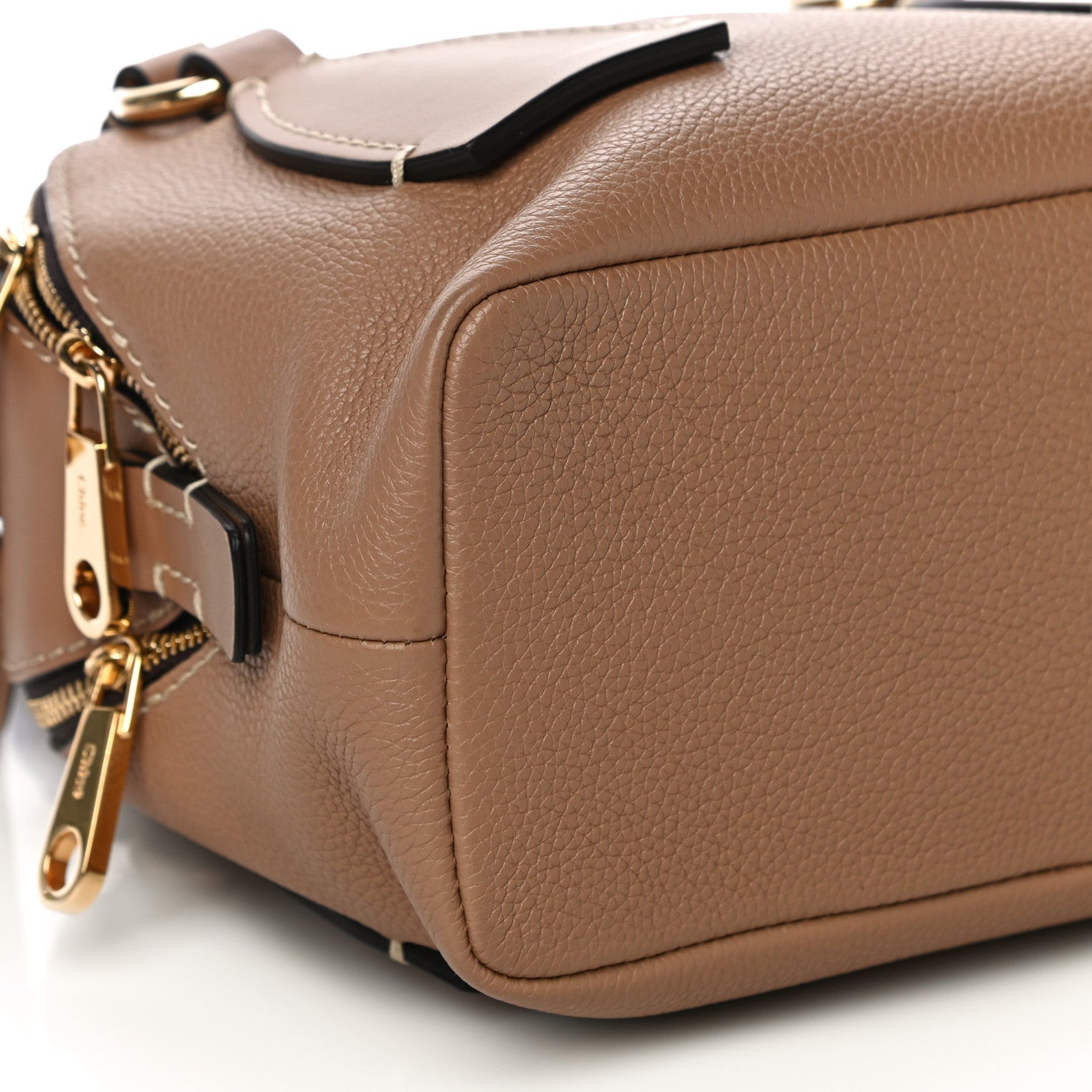 Chloe Calfskin Small Daria Cement Brown 8 of 9