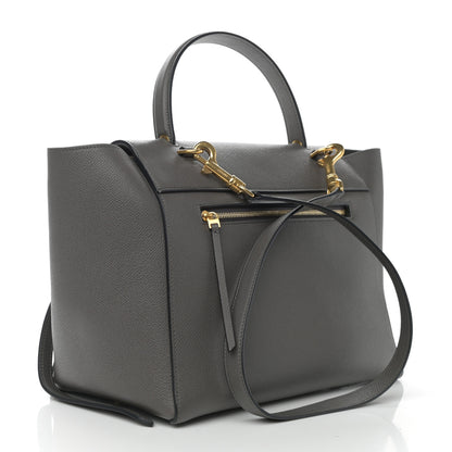 Celine Grained Calfskin Mini Belt Bag Grey 3 of 10