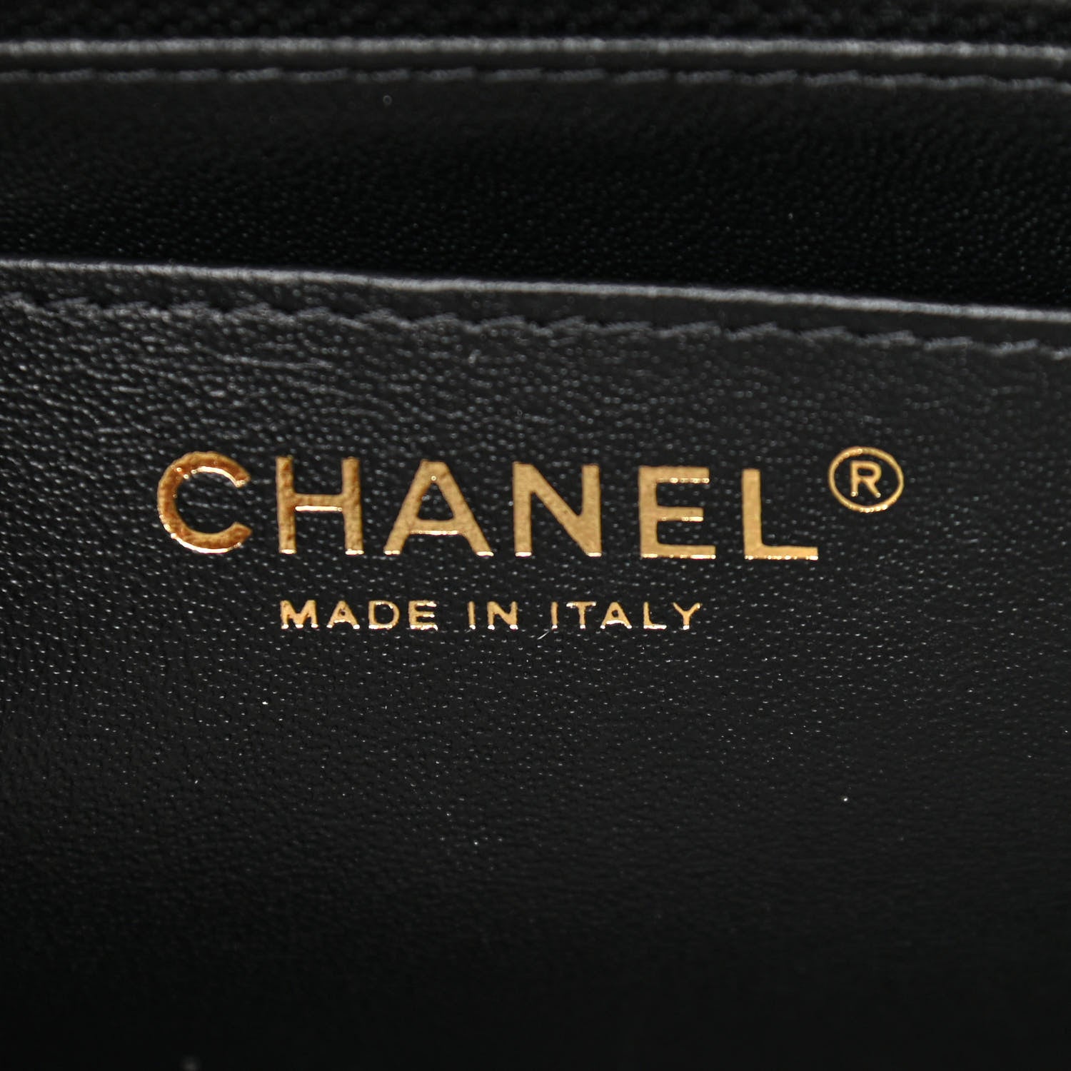 Chanel Lambskin Quilted Mini Square Flap Black 6 of 11