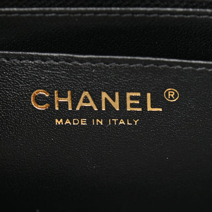 Chanel Lambskin Quilted Mini Square Flap Black 6 of 11