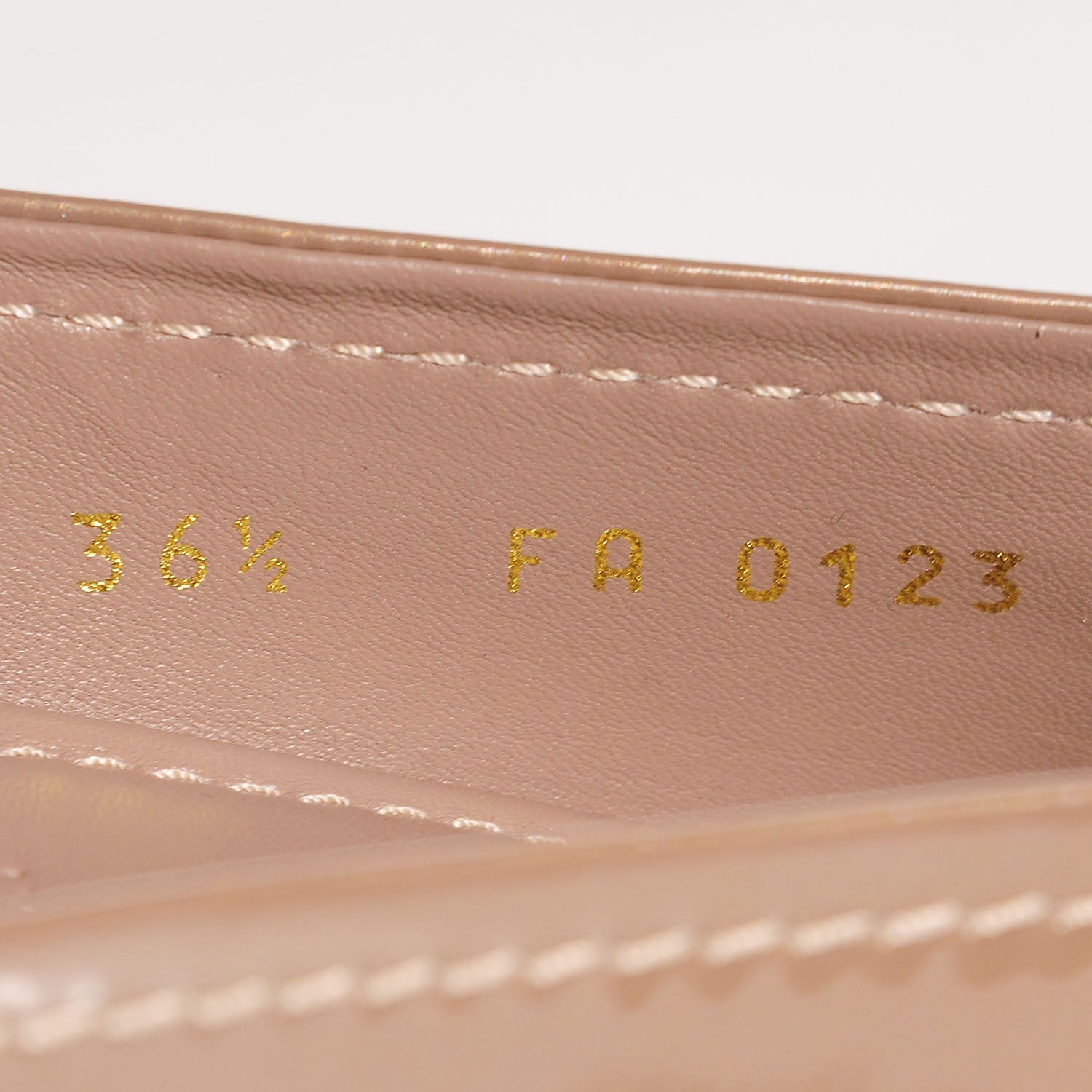 Louis Vuitton Patent Calfskin Oxford Ballerina Flats 36.5 Rose Poudre 7 of 7
