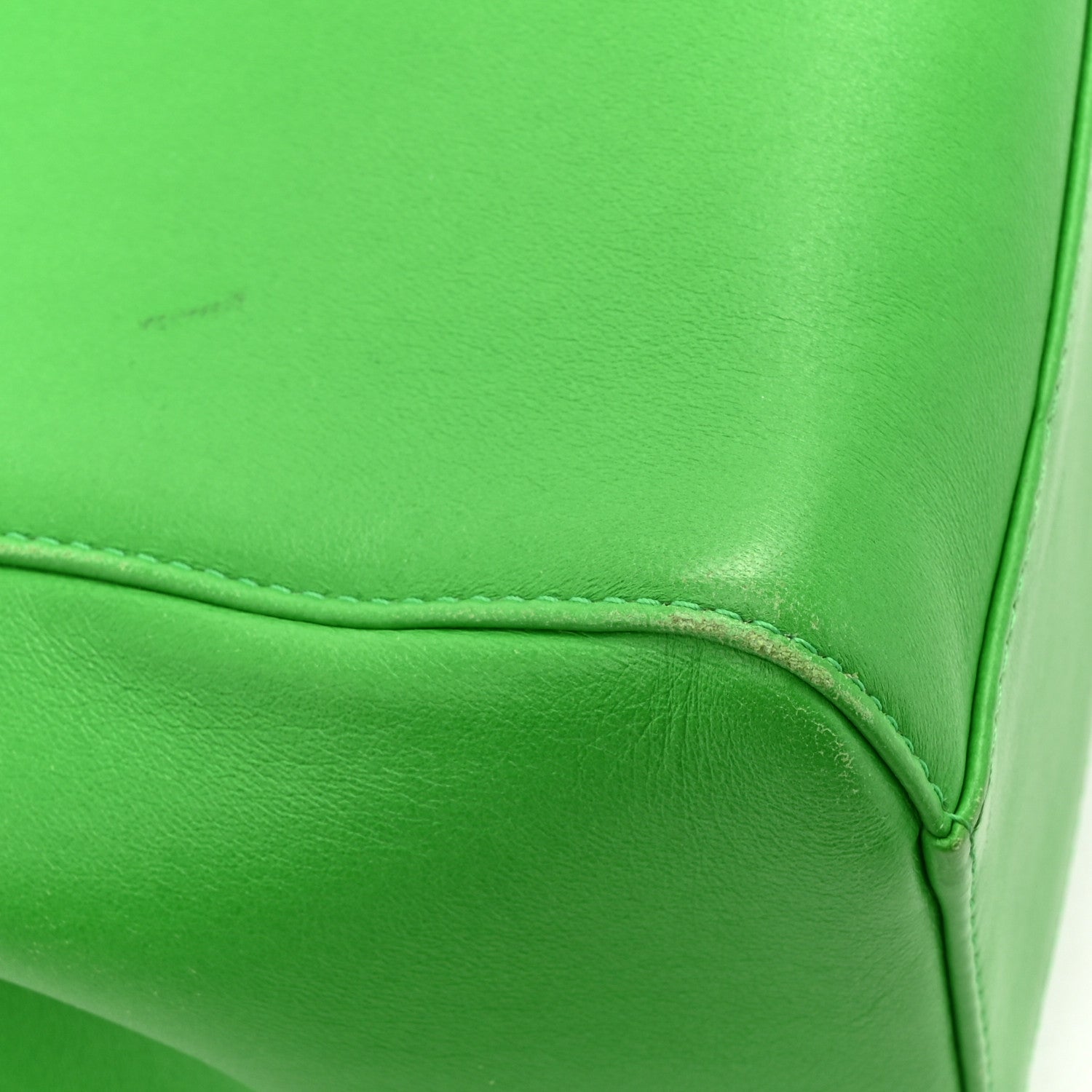 Fendi Nappa Mini Peekaboo Iconic Satchel Tomatillo 11 of 16