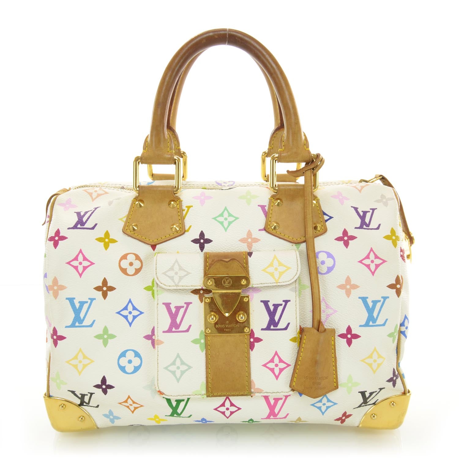 Louis Vuitton Monogram Multicolor Speedy 30 White 1 of 7