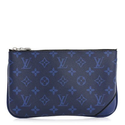 Louis Vuitton Taigarama Trio Messenger Small Pochette Cobalt 1 of 9