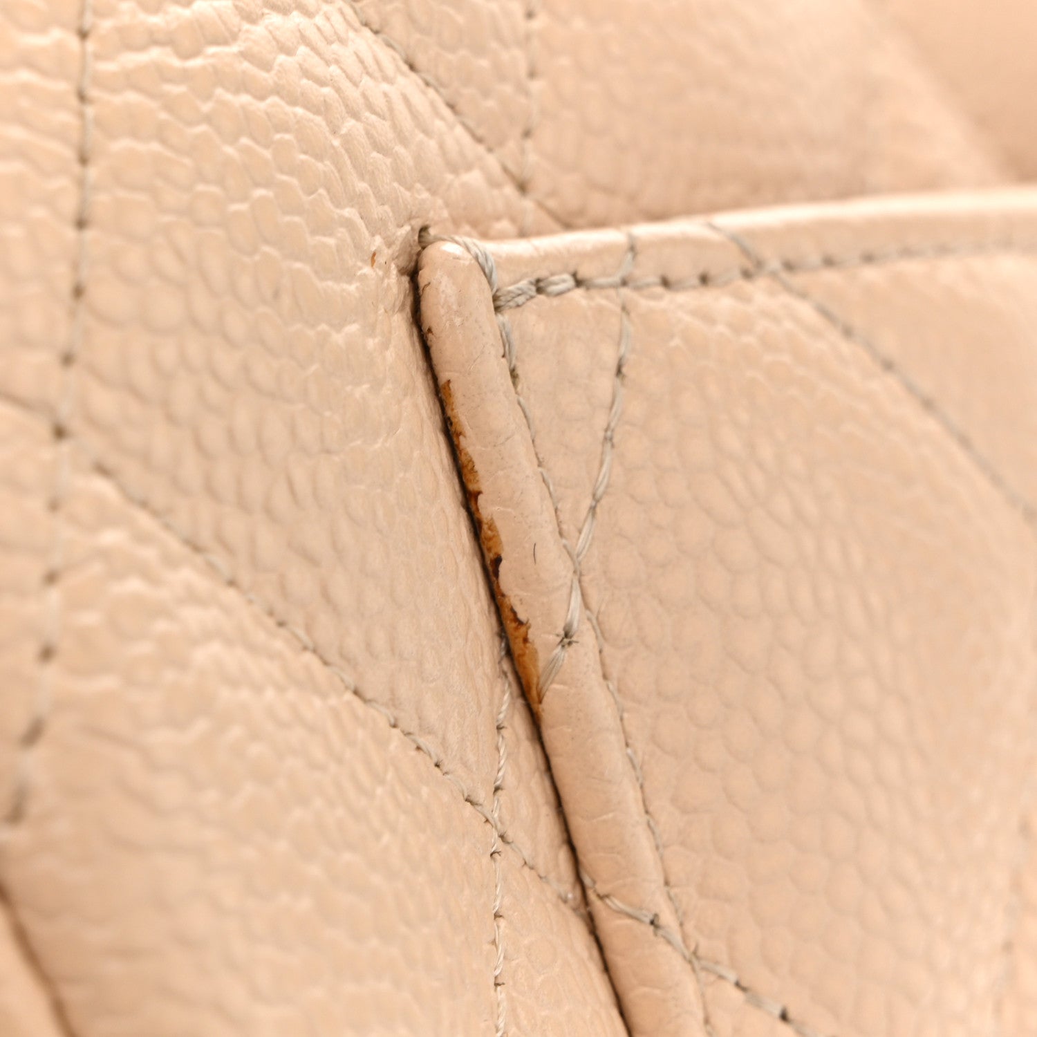Chanel Caviar Quilted Jumbo Single Flap Beige Clair 16 of 16