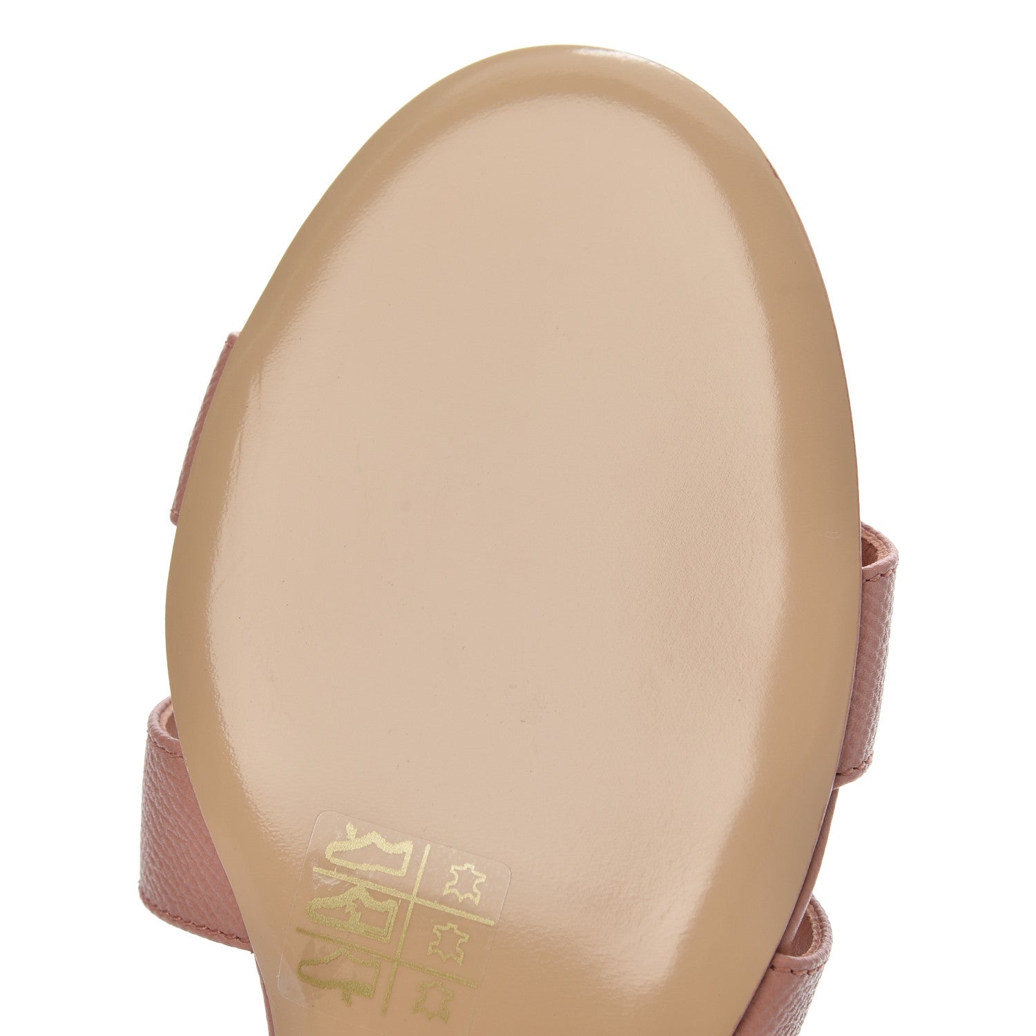 Hermes Epsom Oasis Sandals 38 Bois De Rose 9 of 13