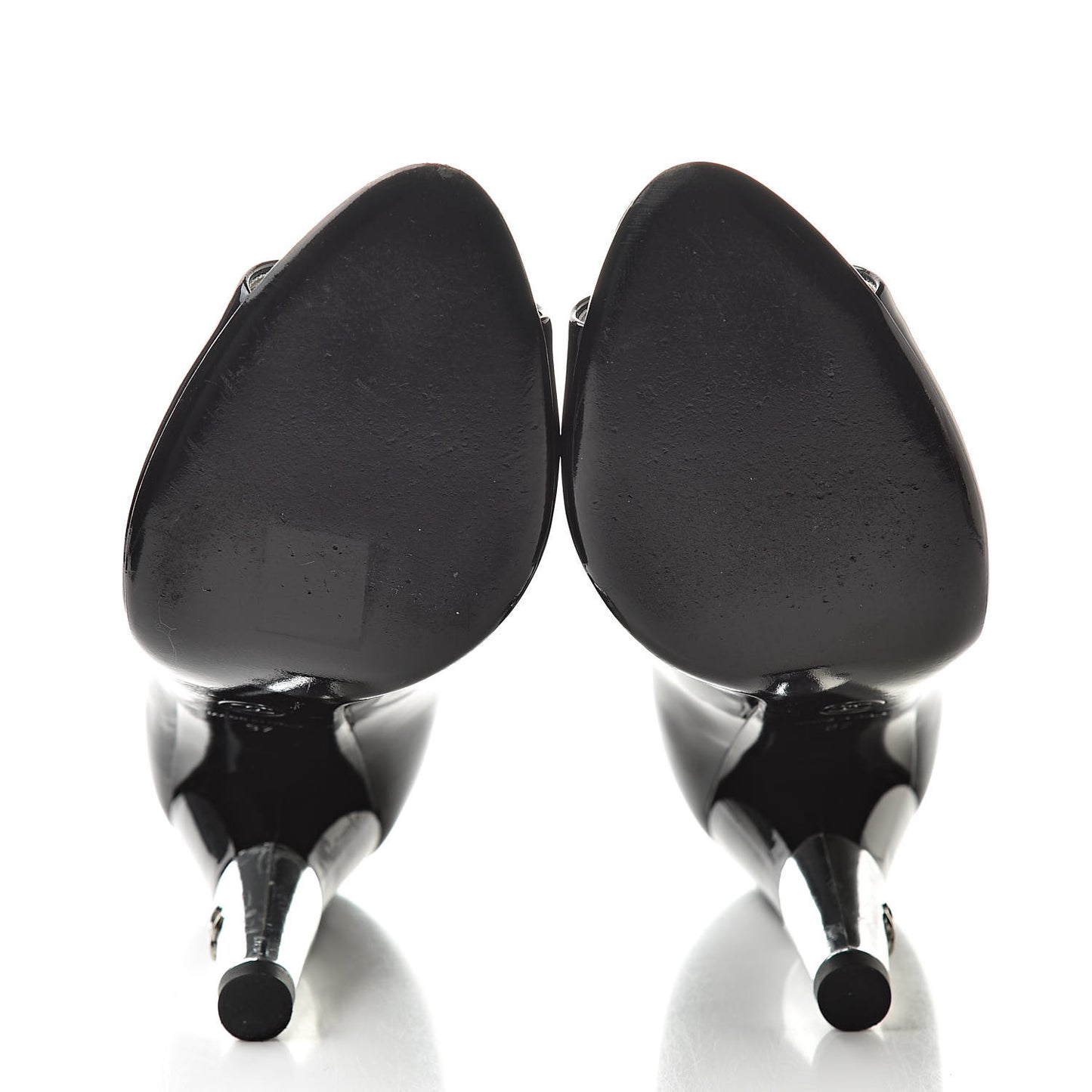 Patent Open Toe CC Pumps 37 Black