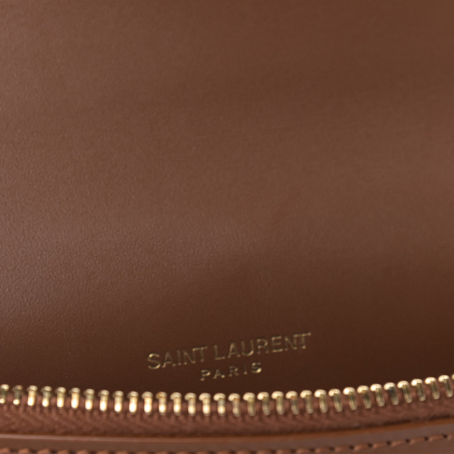 Saint Laurent Smooth Calfskin Classic Monogram Kate Tassel Chain Wallet Brown 8 of 13