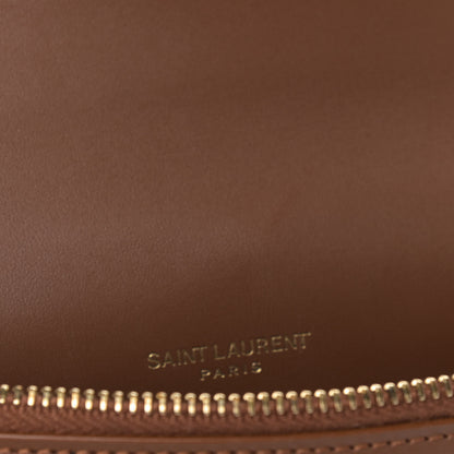 Saint Laurent Smooth Calfskin Classic Monogram Kate Tassel Chain Wallet Brown 8 of 13