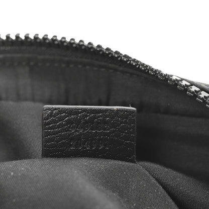 Gucci Nylon Monogram Fanny Pack Belt Bag Black 7 of 10