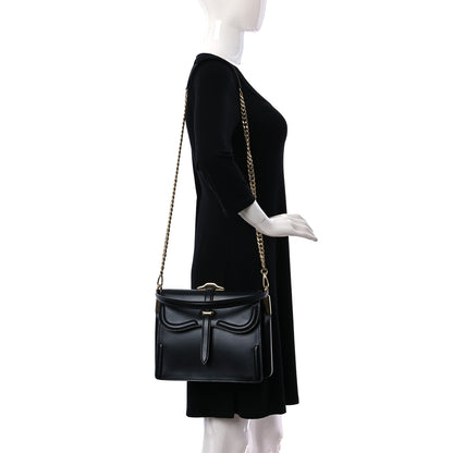Prada City Calfskin Belle Top Handle Bag Black 2 of 9