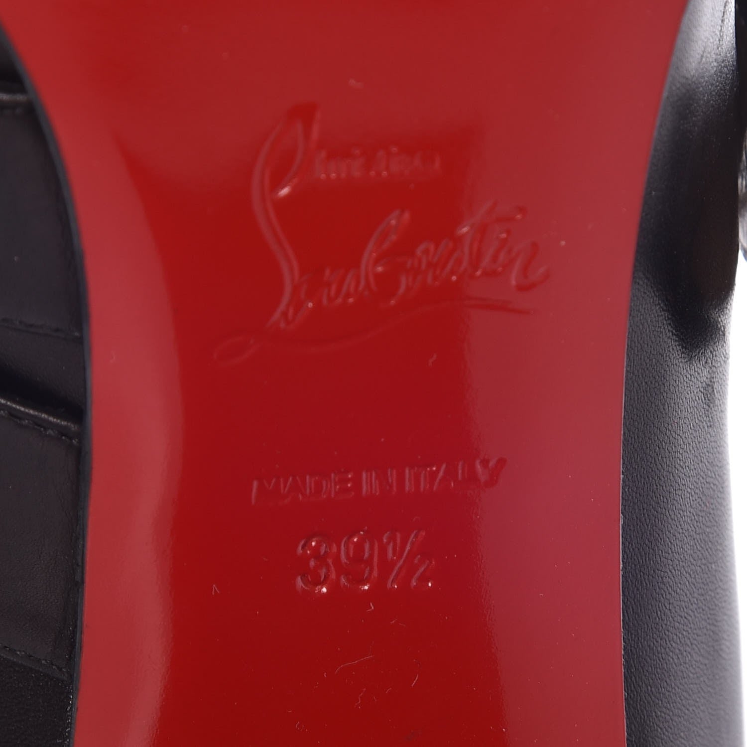Christian Louboutin Calfskin Anita Pumps 39.5 Black 7 of 7